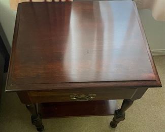 $180 
Mahogany two night 1 chest/1 table with drawer