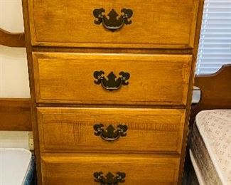 $150 
Tall skinny lingerie pine chest 7 drawers 17Wx14Dx48T