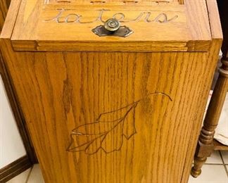 $80 
Solid Oak Taters/Potato box