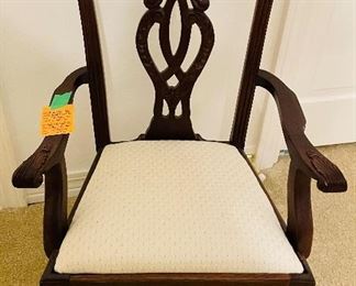 $60 
Chippendale child or doll chair 14Wx12Dx23T