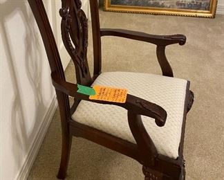$60 
Chippendale child or doll chair 14Wx12Dx23T