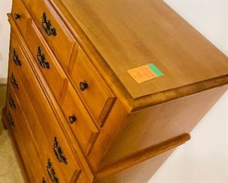 $150 
Tall chest maple 4 drawers 44T x 33W x 17D