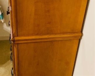 $150 
Tall chest maple 4 drawers 44T x 33W x 17D