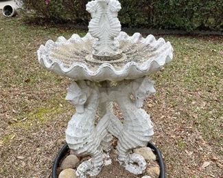 $250 
Fountain outside concrete Hippocamp&nbsp;