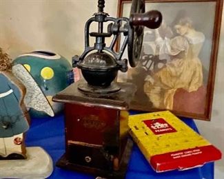 vintage coffee grinder