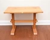 Lot #10 Early American Trestle Table