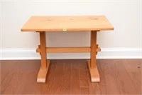Lot #10 Early American Trestle Table