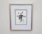 Lot 32 Signed and numbered print "The Clown"