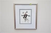 Lot 32 Signed and numbered print "The Clown"