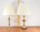 Lot 44 Brass Lamps
