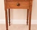 Lot 55 Early American One Drawer Side Table