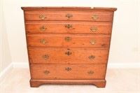 Lot 68 Early Two Drawer Blanket Chest 