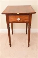 Lot 71 Early American One Drawer Side Table - 1912