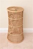 Lot 76 Wicker Plant Stand