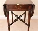 Lot 75 Early Two Drawer Drop Leaf Table