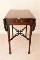 Lot 75 Early Two Drawer Drop Leaf Table