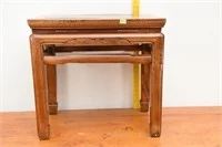 Lot 105 Wooden Ming Side Table