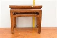 Lot 106 Wooden Ming Side Table 
