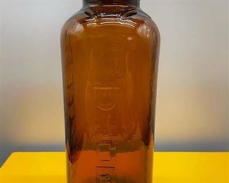 Vintage Sunsweet Juice/Water Glass Bottle W Lid - 40oz