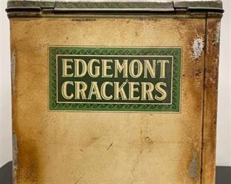 Vintage Edgemont Crackers Tin - Dayton Ohio