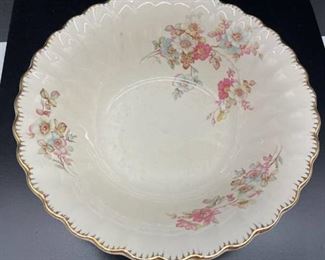 Vintage American Limoges 22 K Gold Serving Bowl