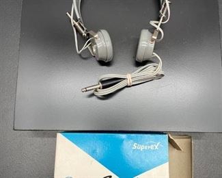 Vintage Superex Sensiphone Earphones