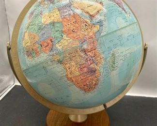 Vintage 12in Replogle Stereo Relief Globe - USSR