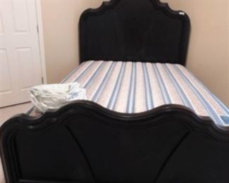 Dark Queen Size Bed