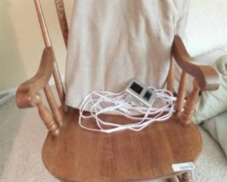 Rocking Chair & Electric Blanket
