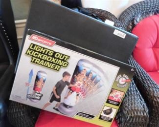 Lights Out Kickboxing Trainer & Mat