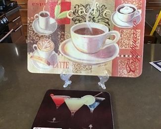 Glass Cutting Boards for Kitchen   & Bar