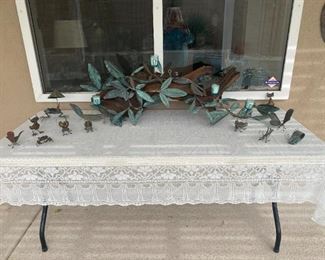 Carmel by the Sea-Large Metal  Art Sculpture with tea lights