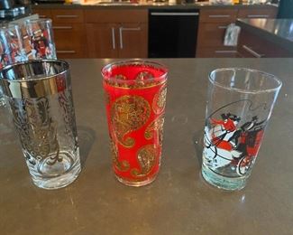 Mid-Century Tumblers Sold in sets of 6 or 8   11950's-1970's