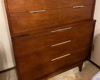 MCM tall boy dresser