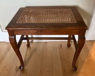 $140 Caned bench or side table