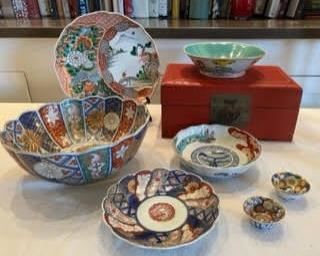 Vintage and antique Imari for sale during in-person shopping Friday and Saturday.