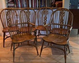 Another view of the Windsor chairs