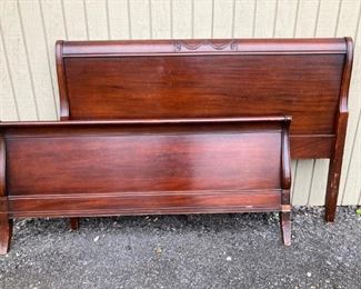 $80. Vintage full size headboard and footboard.  Both are 56"w  - headboard is 59"h and footboard is 26:h.
