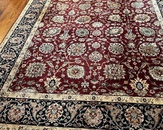 $580. Oriental rug, vintage, all wool measures 8' x 10'