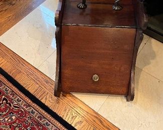 $80. Antique coal box - even has some coal in it!