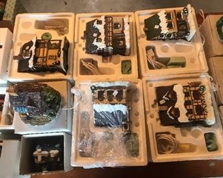 more Christmas Village for in-person shopping days