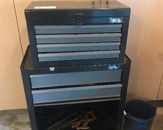 Tool storage for sale during in-person shopping includes tools inside....