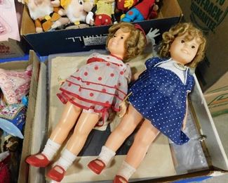 Vintage Shirley Temple dolls