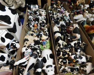 Cow decor figurines
