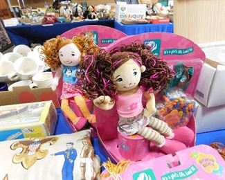 Plush girl scout dolls