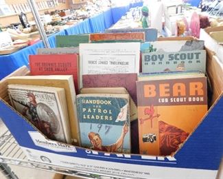 Vintage boy scout books