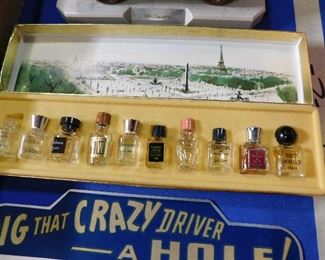 Miniature perfume bottles