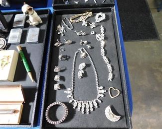 Rhinestone estate jewelry