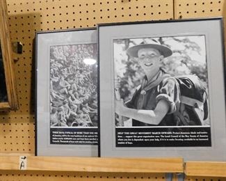 Boy Scout framed photos