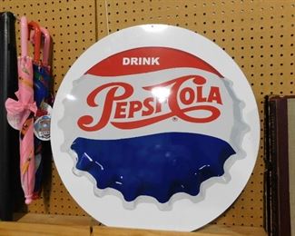 Pepsi cola sign
